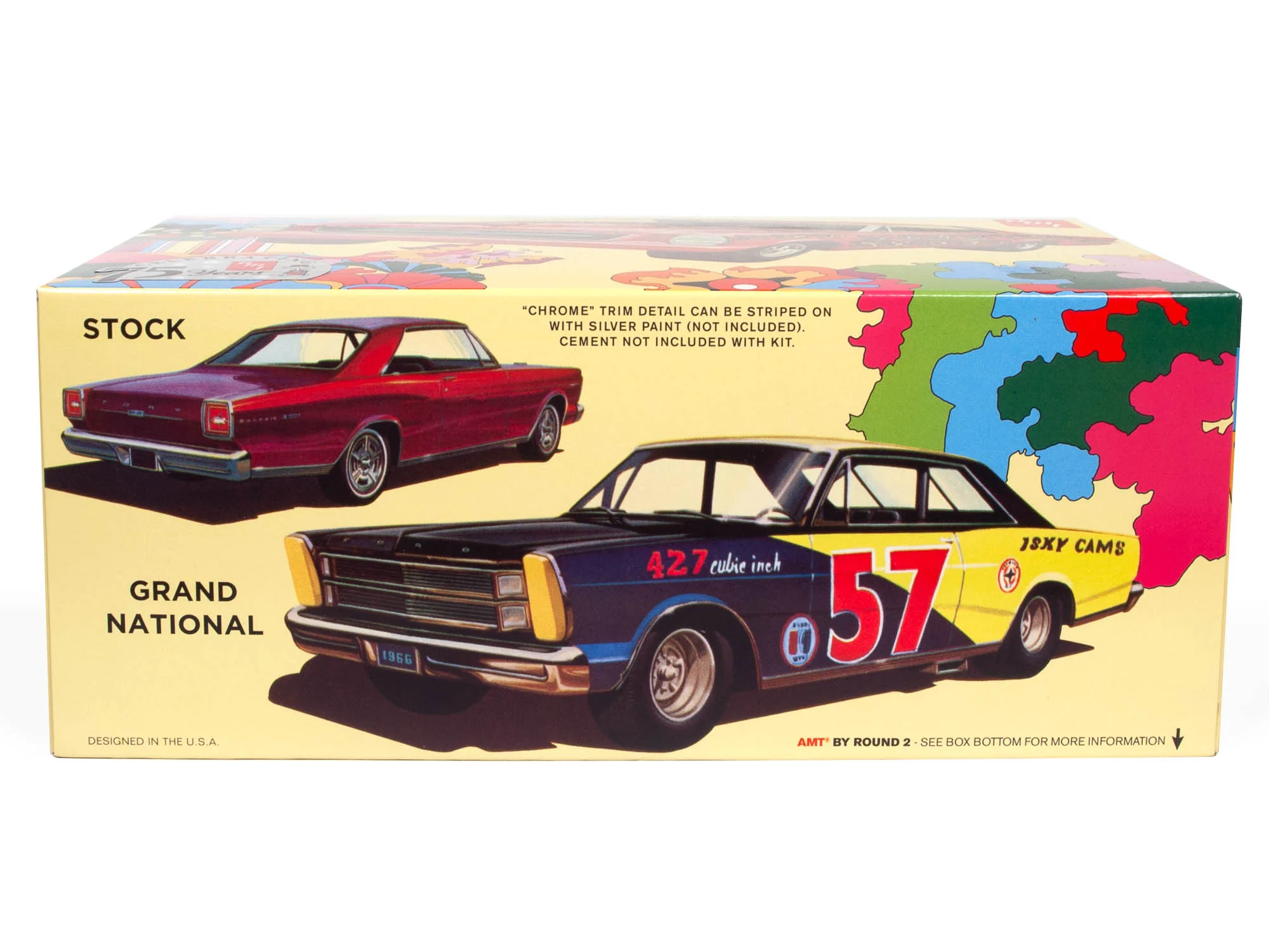 AMT 1966 Ford Galaxie "Sweet Bippy" 1:25 Scale Model Kit - Image 3