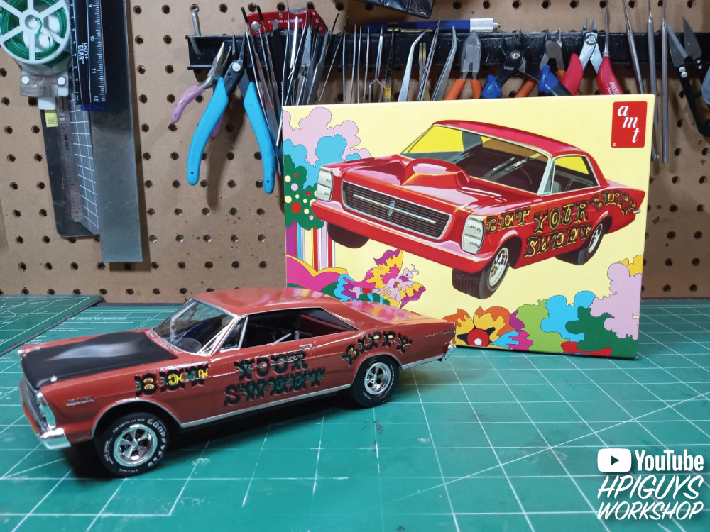 AMT 1966 Ford Galaxie "Sweet Bippy" 1:25 Scale Model Kit - Image 5