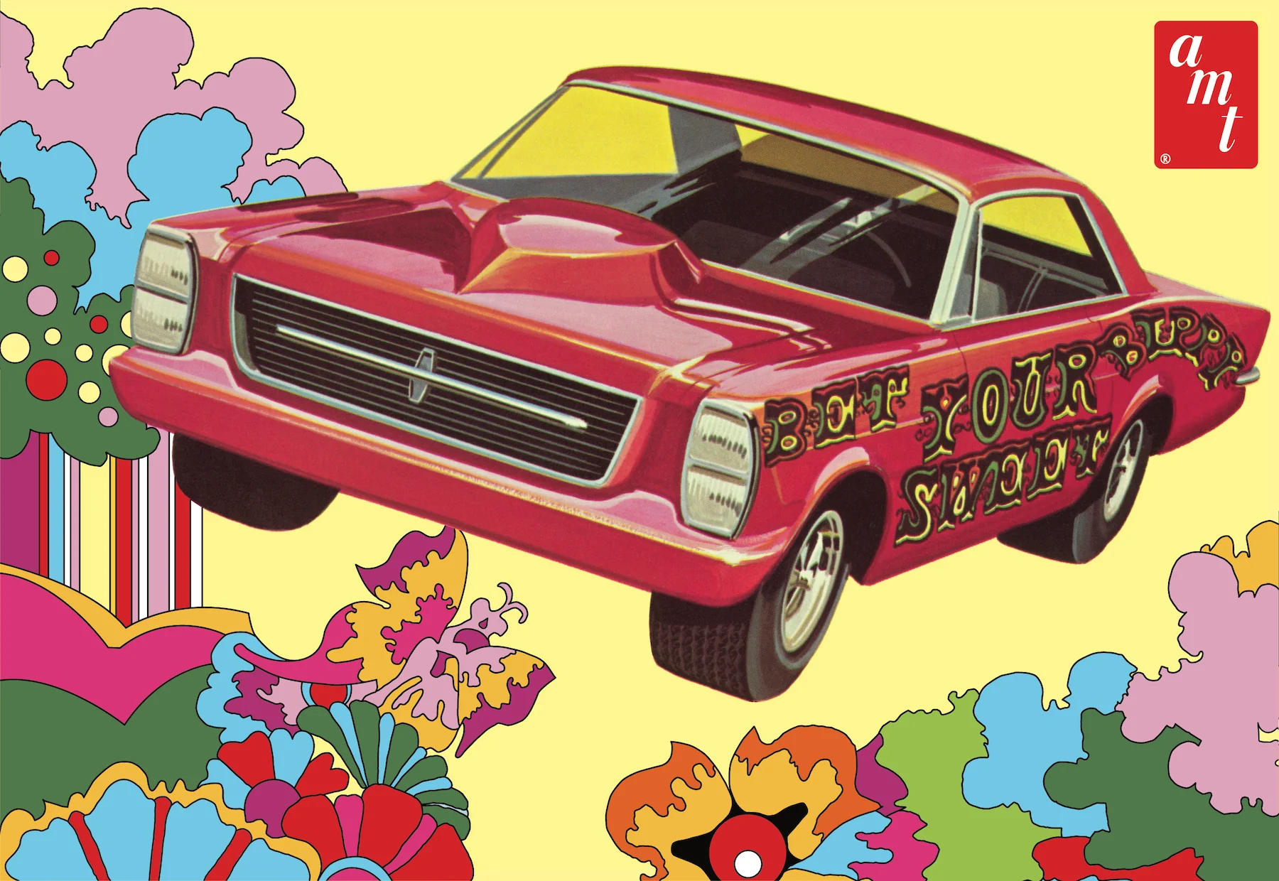 AMT 1966 Ford Galaxie "Sweet Bippy" 1:25 Scale Model Kit - Image 7