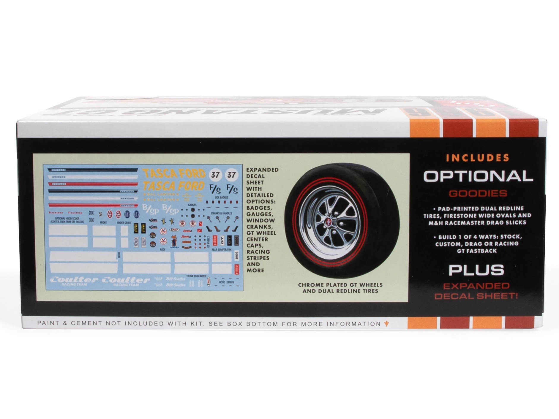 AMT 1966 Ford Mustang Fastback 2+2 1:25 Scale Model Kit - Image 2