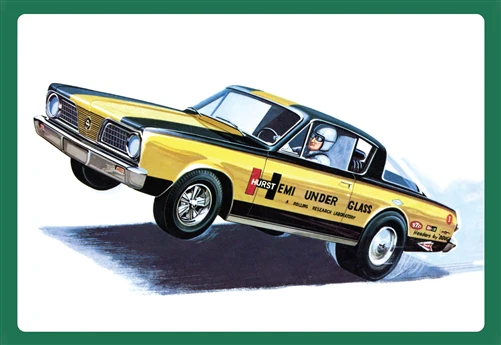 AMT 1966 Plymouth Barracuda "Hemi Under Glass" 1:25 Scale Model Kit - Image 5