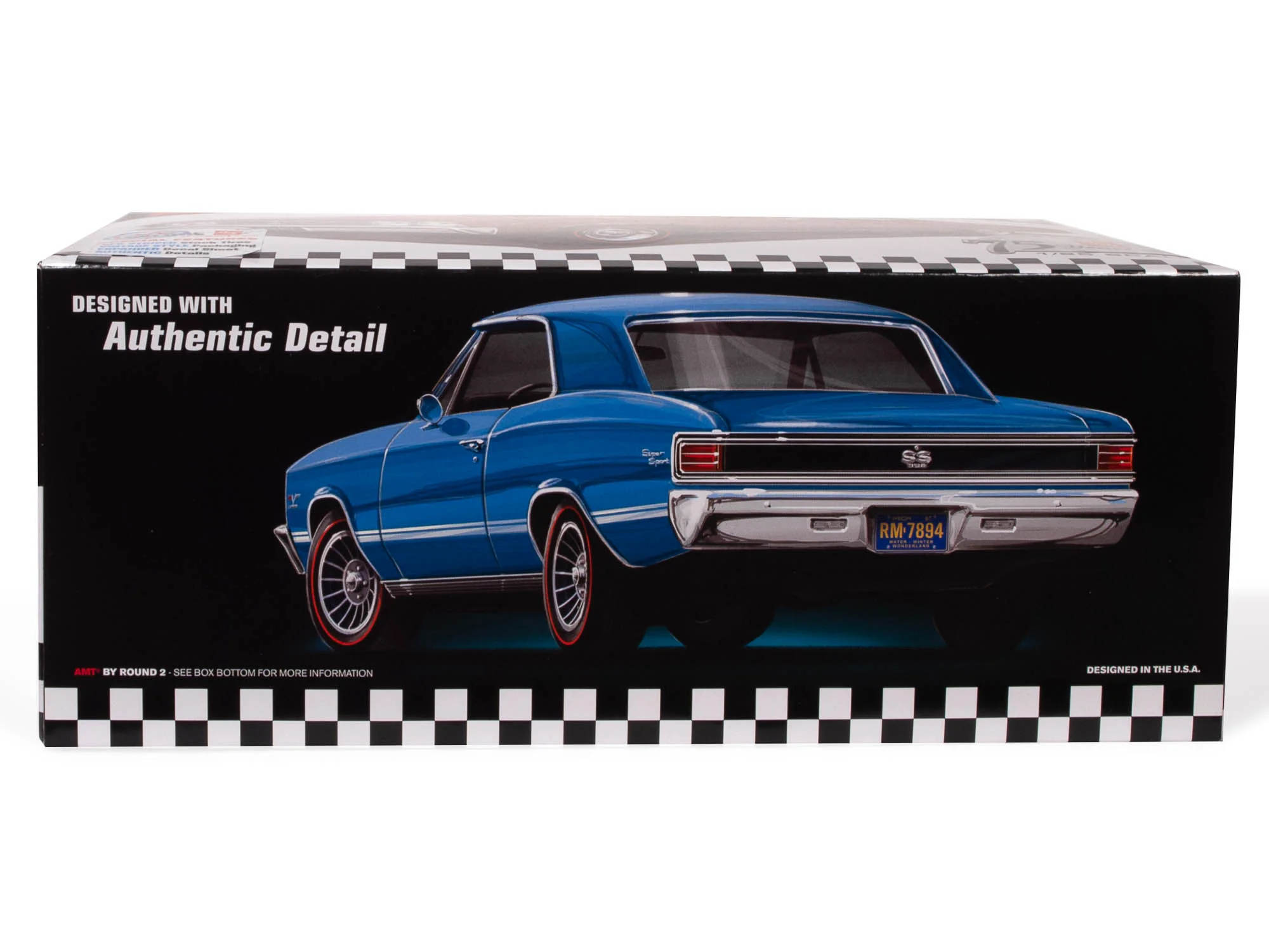 AMT 1967 Chevrolet Chevelle SS396 1:25 Scale Model Kit - Image 3