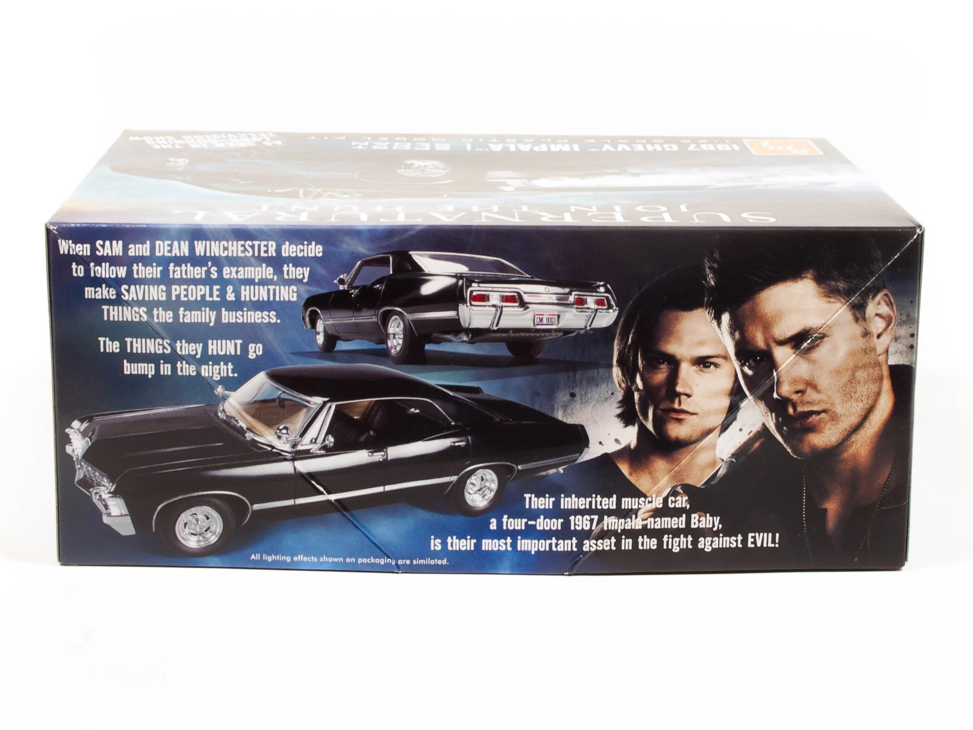 AMT 1967 Chevy Impala 4-Door Supernatural 1:25 Scale Model Kit - Image 2