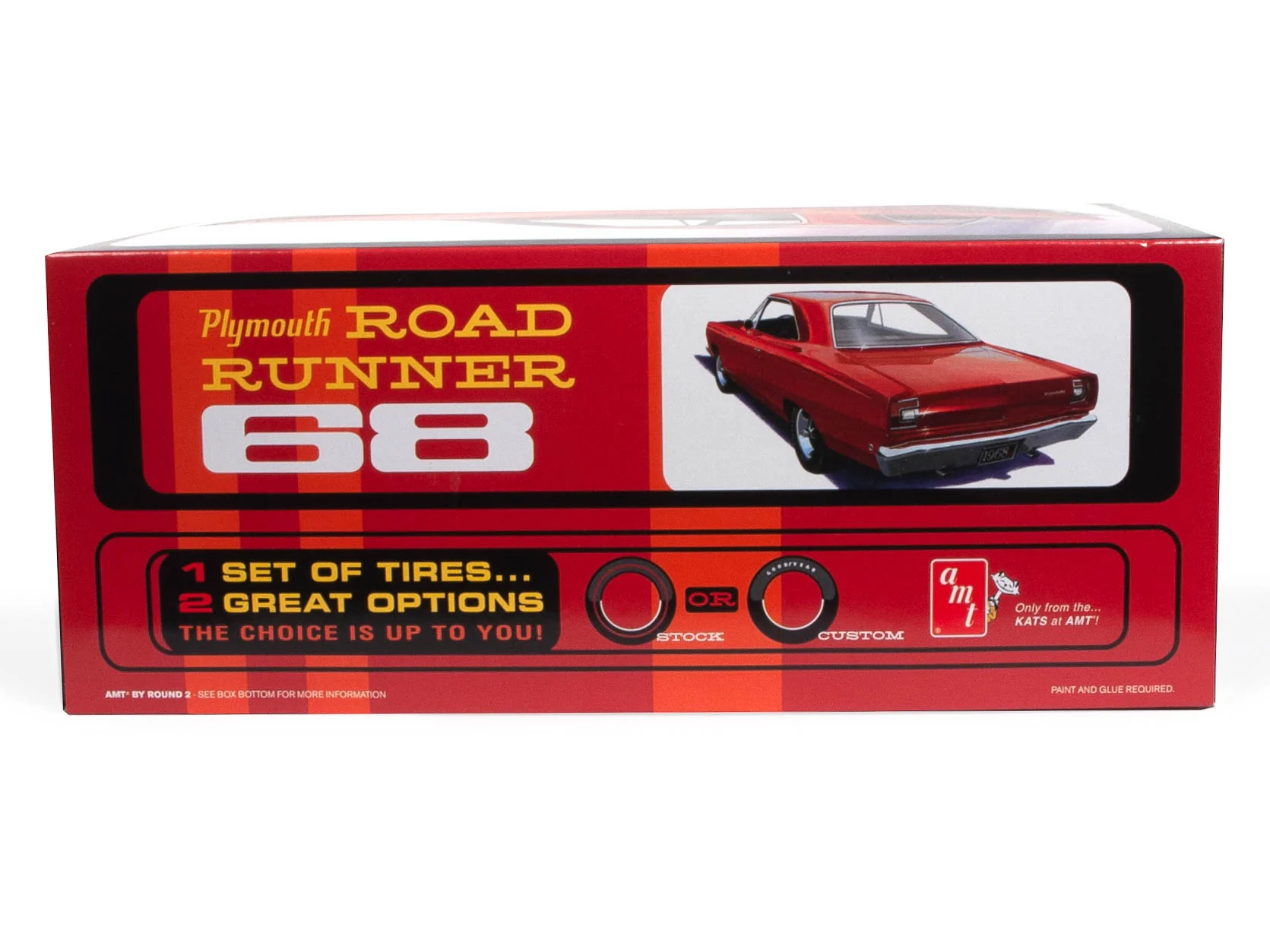 AMT 1968 Plymouth Road Runner Customizing Kit 1:25 Scale Model Kit - Image 2