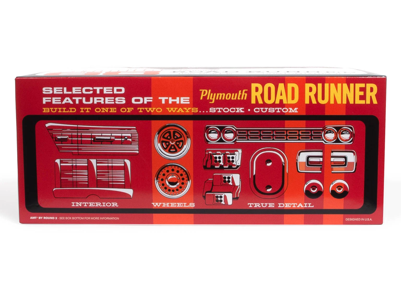 AMT 1968 Plymouth Road Runner Customizing Kit 1:25 Scale Model Kit - Image 3