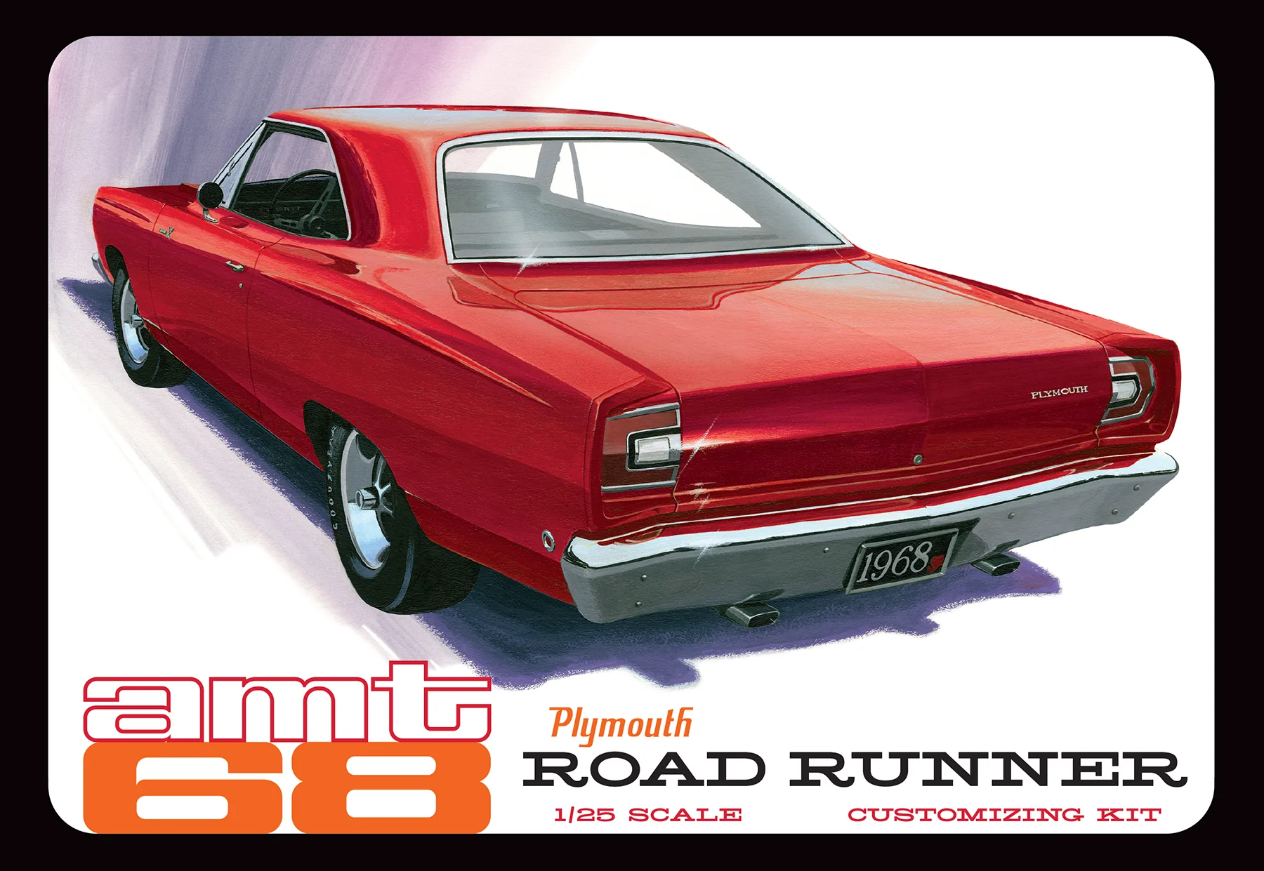 AMT 1968 Plymouth Road Runner Customizing Kit 1:25 Scale Model Kit - Image 6