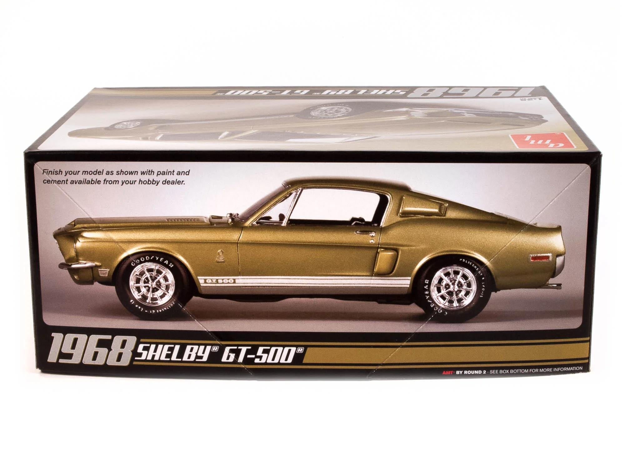 AMT 1968 Shelby GT 500 1:25 Scale Model Kit - Image 2