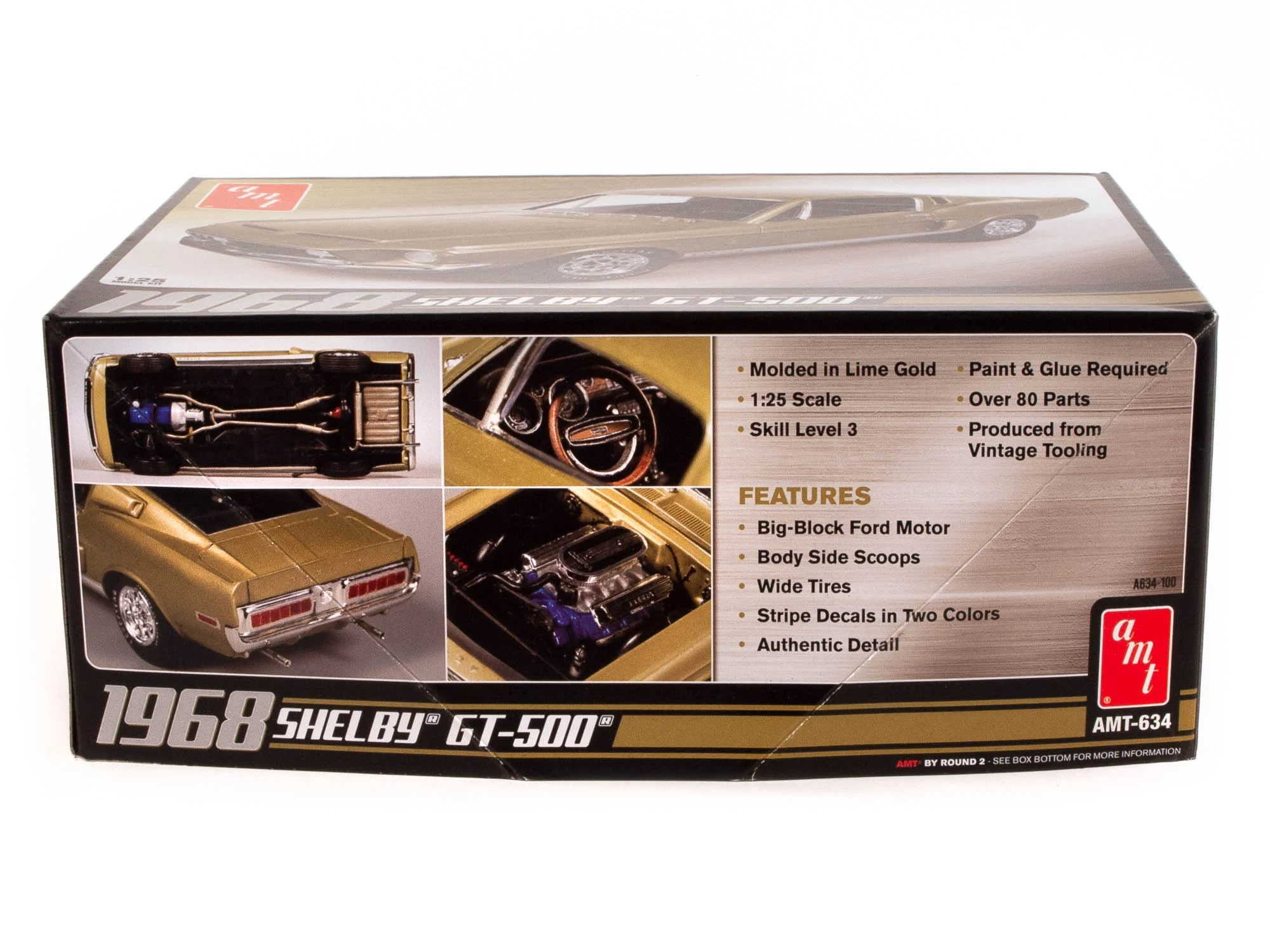 AMT 1968 Shelby GT 500 1:25 Scale Model Kit - Image 3