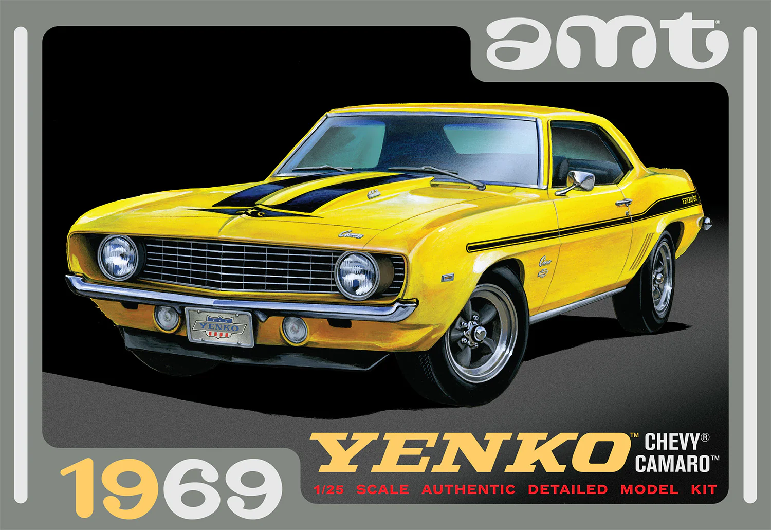 AMT 1969 Chevy Camaro (Yenko) 1:25 Scale Model Kit - Image 5
