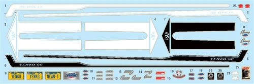 AMT 1969 Chevy Camaro (Yenko) 1:25 Scale Model Kit - Image 6