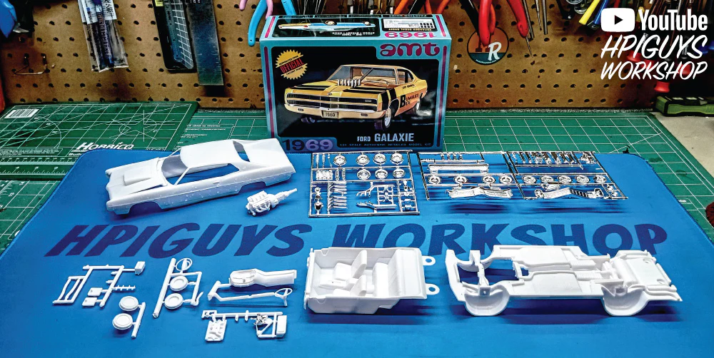 AMT 1969 Ford Galaxie Hardtop 1:25 Scale Model Kit - Image 5
