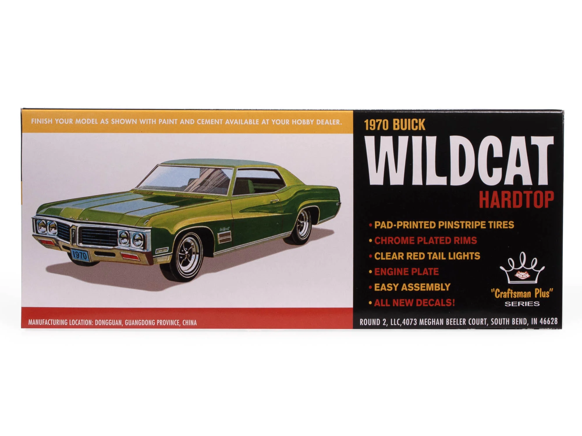 AMT 1970 Buick Wildcat Hardtop 1:25 Scale Model Kit - Image 2
