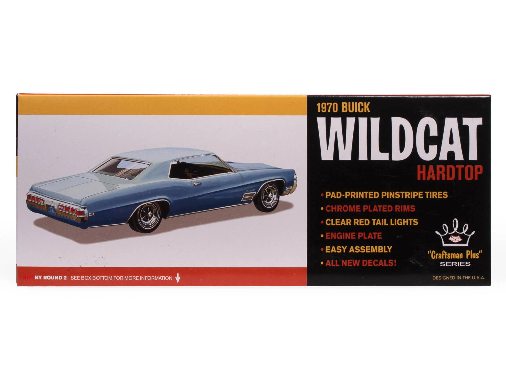 AMT 1970 Buick Wildcat Hardtop 1:25 Scale Model Kit - Image 3