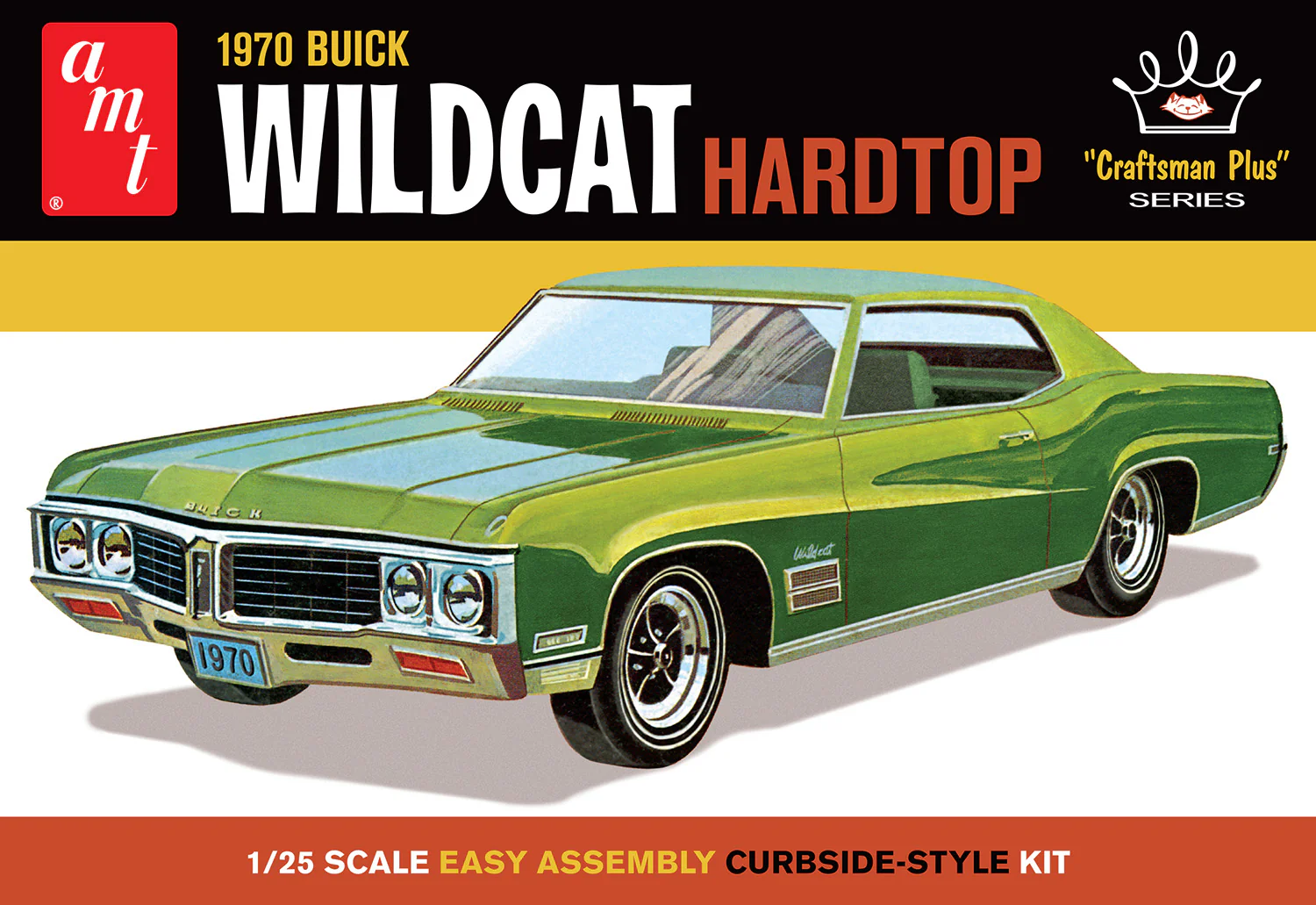 AMT 1970 Buick Wildcat Hardtop 1:25 Scale Model Kit - Image 7