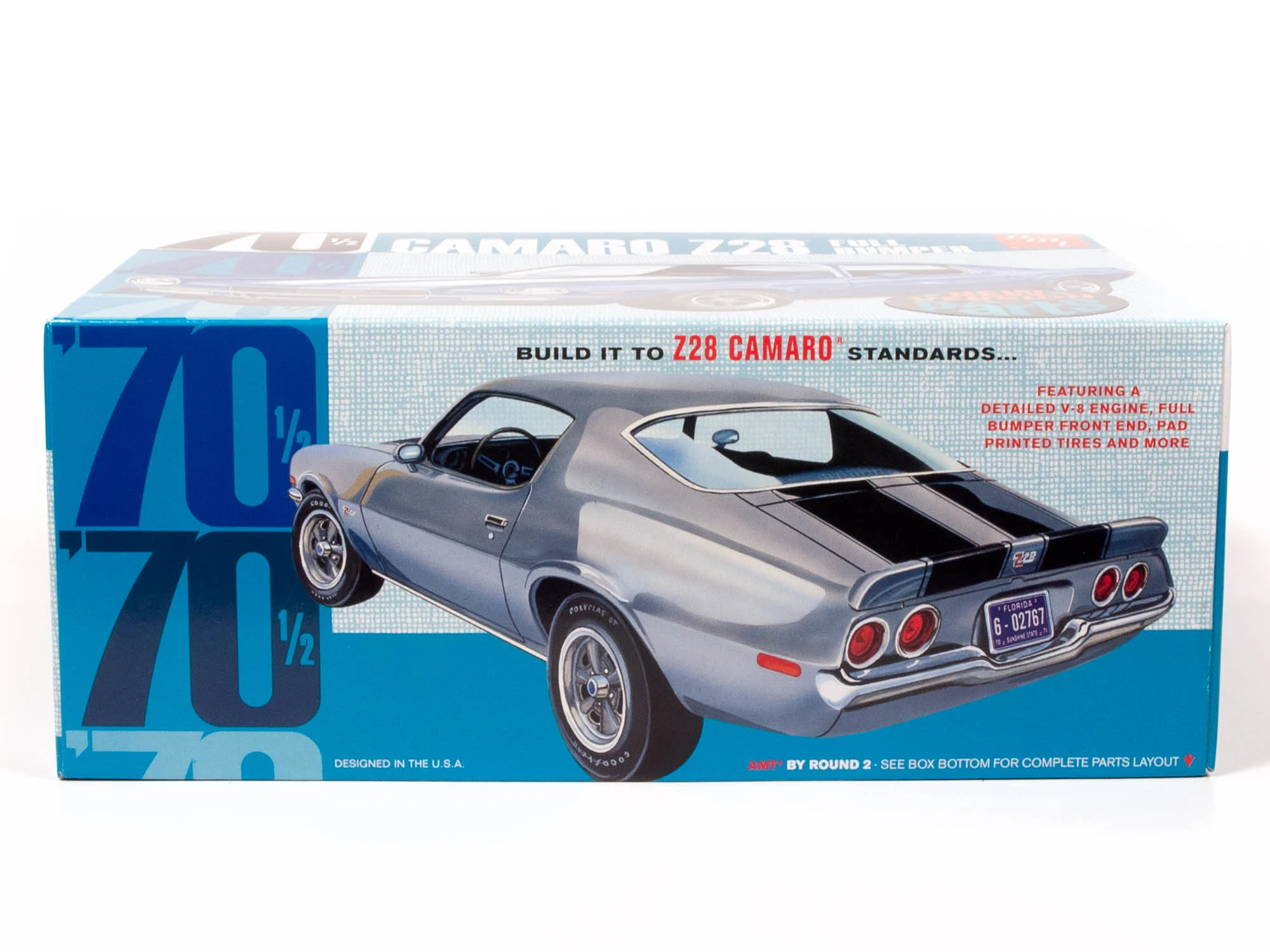 AMT 1970 Camaro Z28 "Full Bumper" 1:25 Scale Model Kit - Image 3