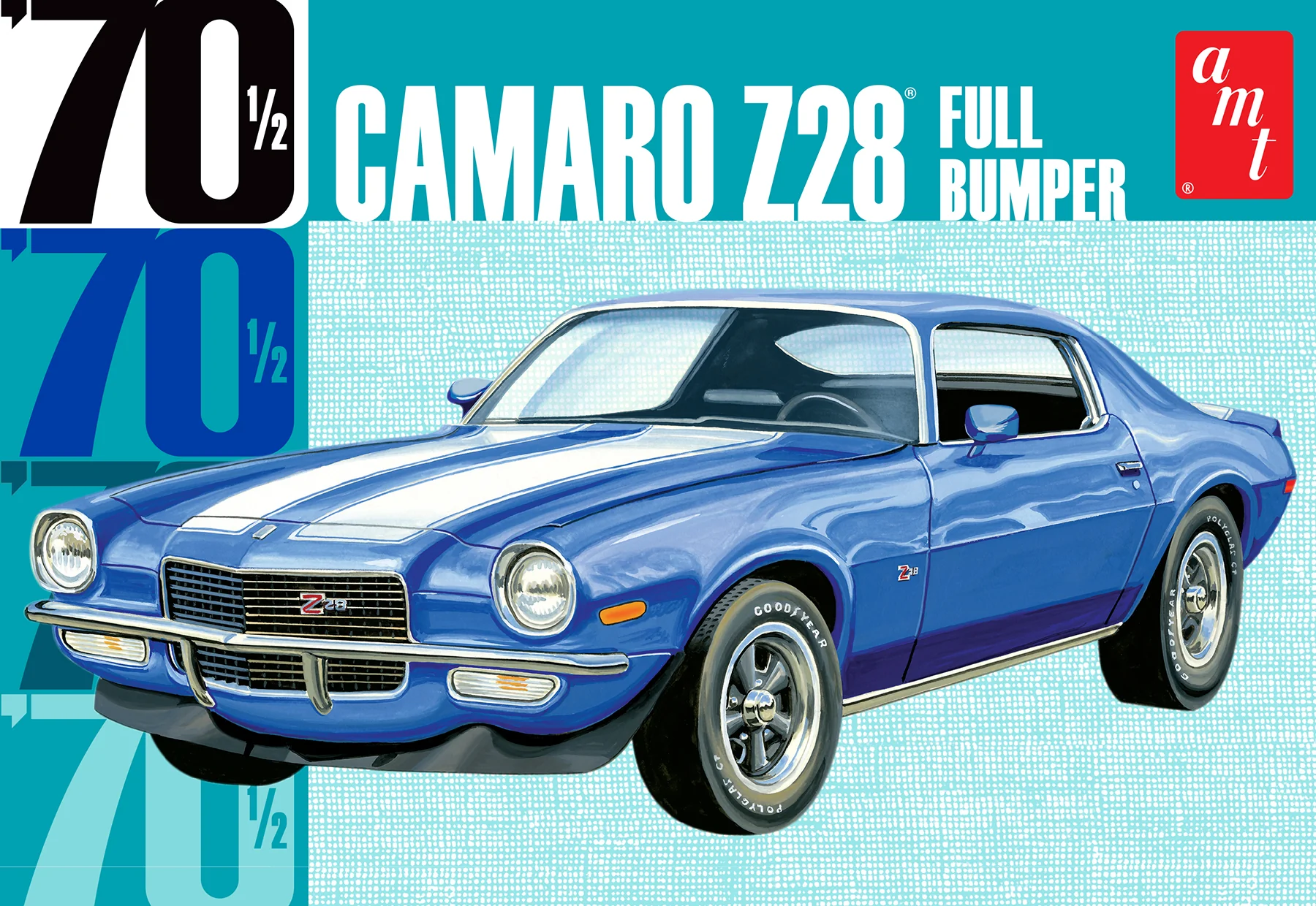 AMT 1970 Camaro Z28 "Full Bumper" 1:25 Scale Model Kit - Image 5