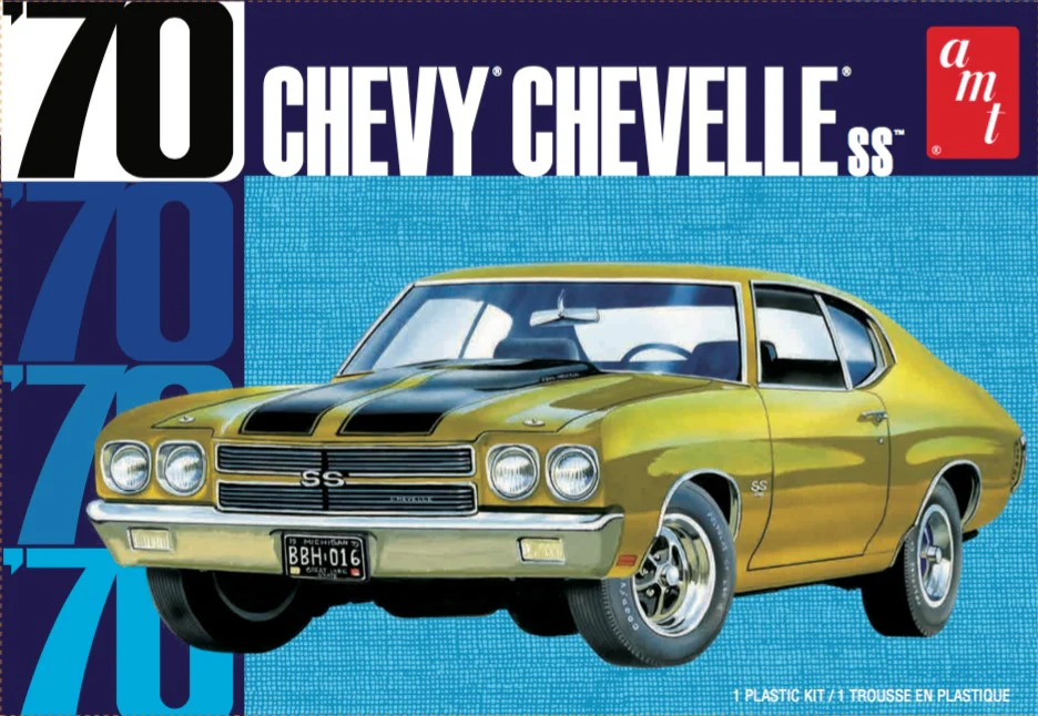 AMT 1970 Chevy Chevelle SS 1:25 Scale Model Kit - Image 5