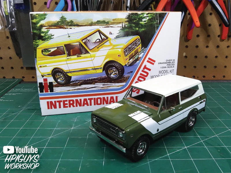 AMT 1977 International Harvester Scout II 1:25 Scale Model Kit - Image 5