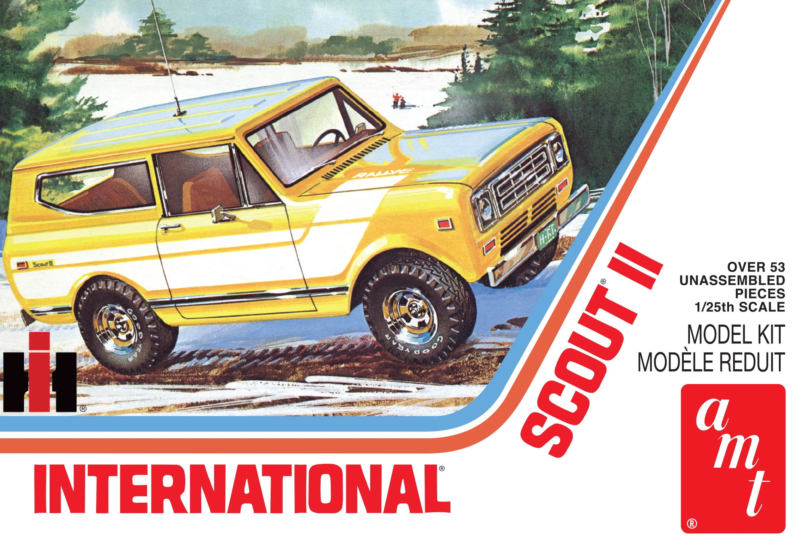 AMT 1977 International Harvester Scout II 1:25 Scale Model Kit - Image 6