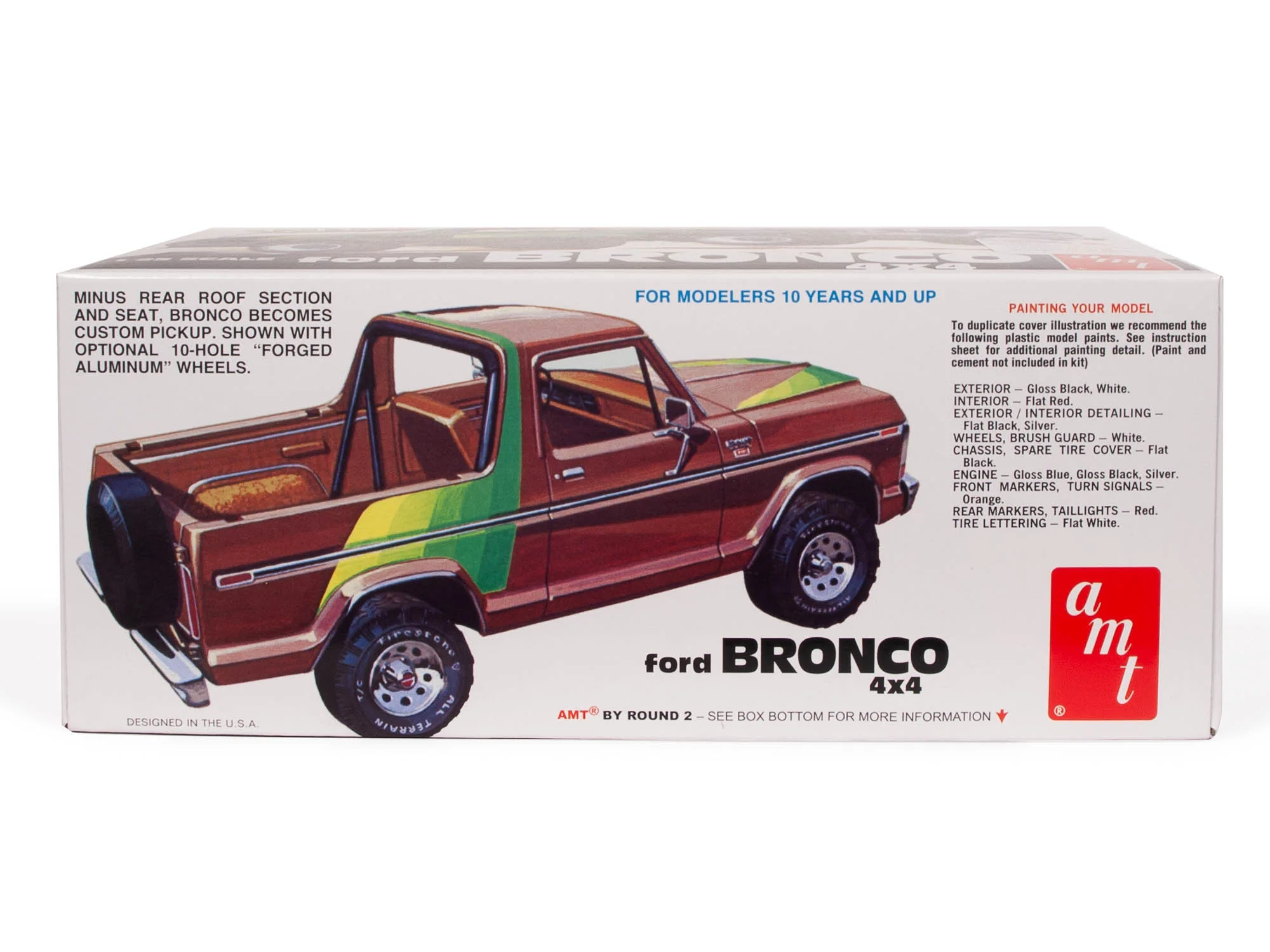 AMT 1978 Ford Bronco "Wild Hoss" 1:25 Scale Model Kit - Image 3