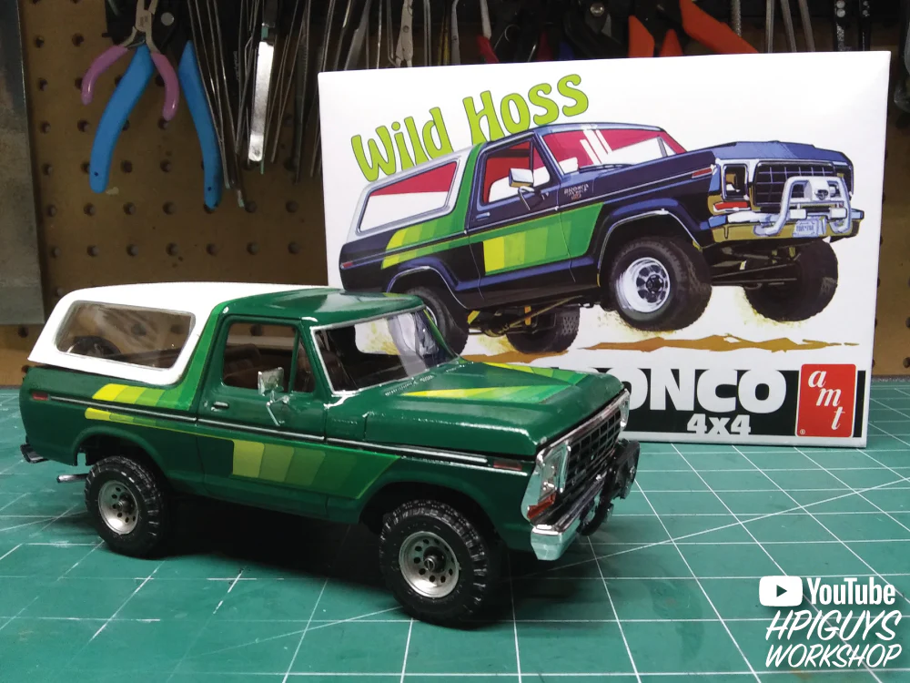 AMT 1978 Ford Bronco "Wild Hoss" 1:25 Scale Model Kit - Image 5