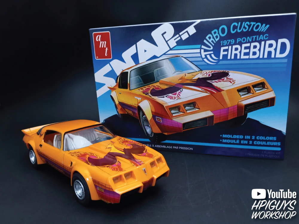 AMT 1979 Pontiac Firebird "Turbo Custom" (Snap) 1:25 Scale Model Kit - Image 6