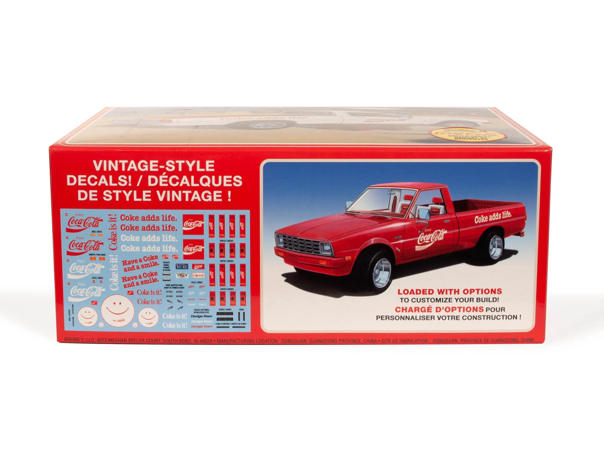 AMT 1980 Dodge Ram D-50 Pickup Coke 1:25 Scale Model Kit - Image 3