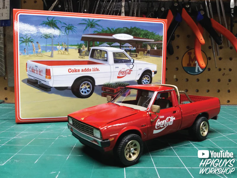 AMT 1980 Dodge Ram D-50 Pickup Coke 1:25 Scale Model Kit - Image 5