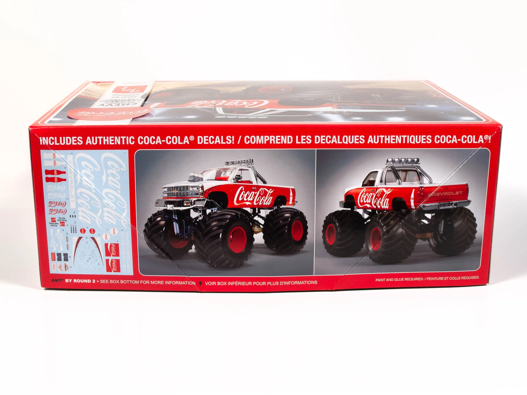 AMT 1988 Chevy Silverado Monster Truck (Coca-Cola) 1:25 Scale Model Kit - Image 2
