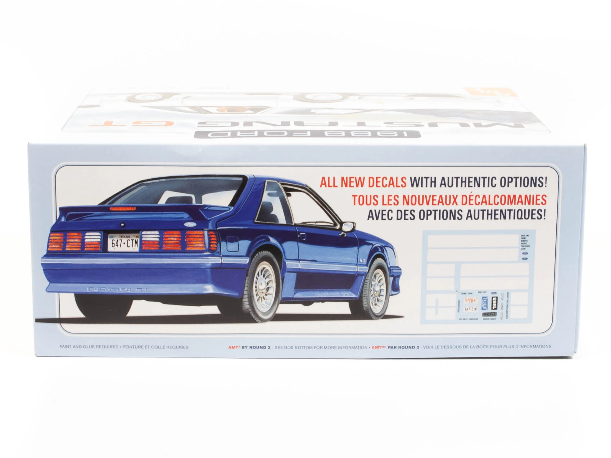 AMT 1988 Ford Mustang 1:25 Scale Model Kit - Image 2