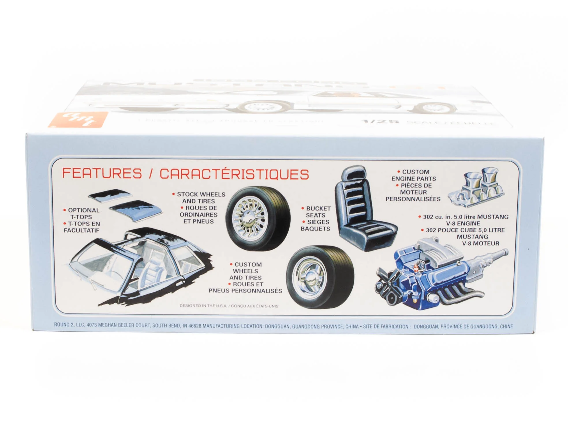 AMT 1988 Ford Mustang 1:25 Scale Model Kit - Image 3