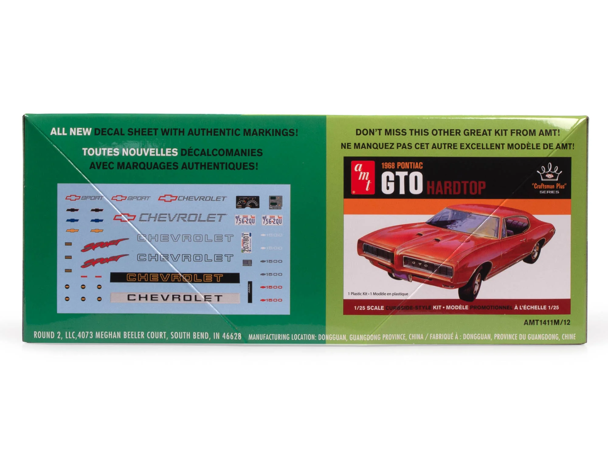 AMT 1992 Chevrolet Silverado Shortbed Fleetside Pickup Easy Build 1:25 Scale Model Kit - Image 2