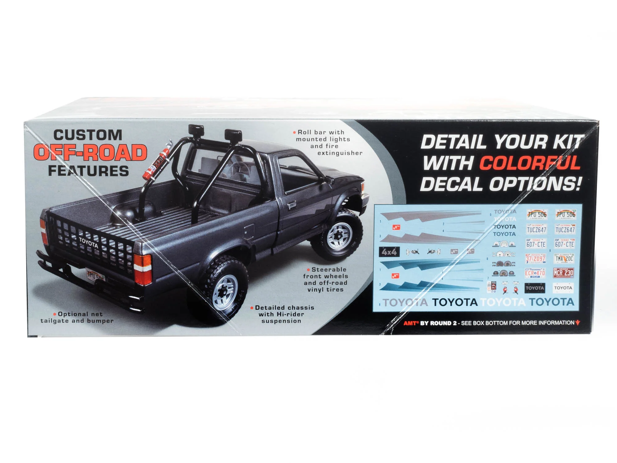 AMT 1992 Toyota 4x4 Pickup 1:20 Scale Model Kit - Image 3