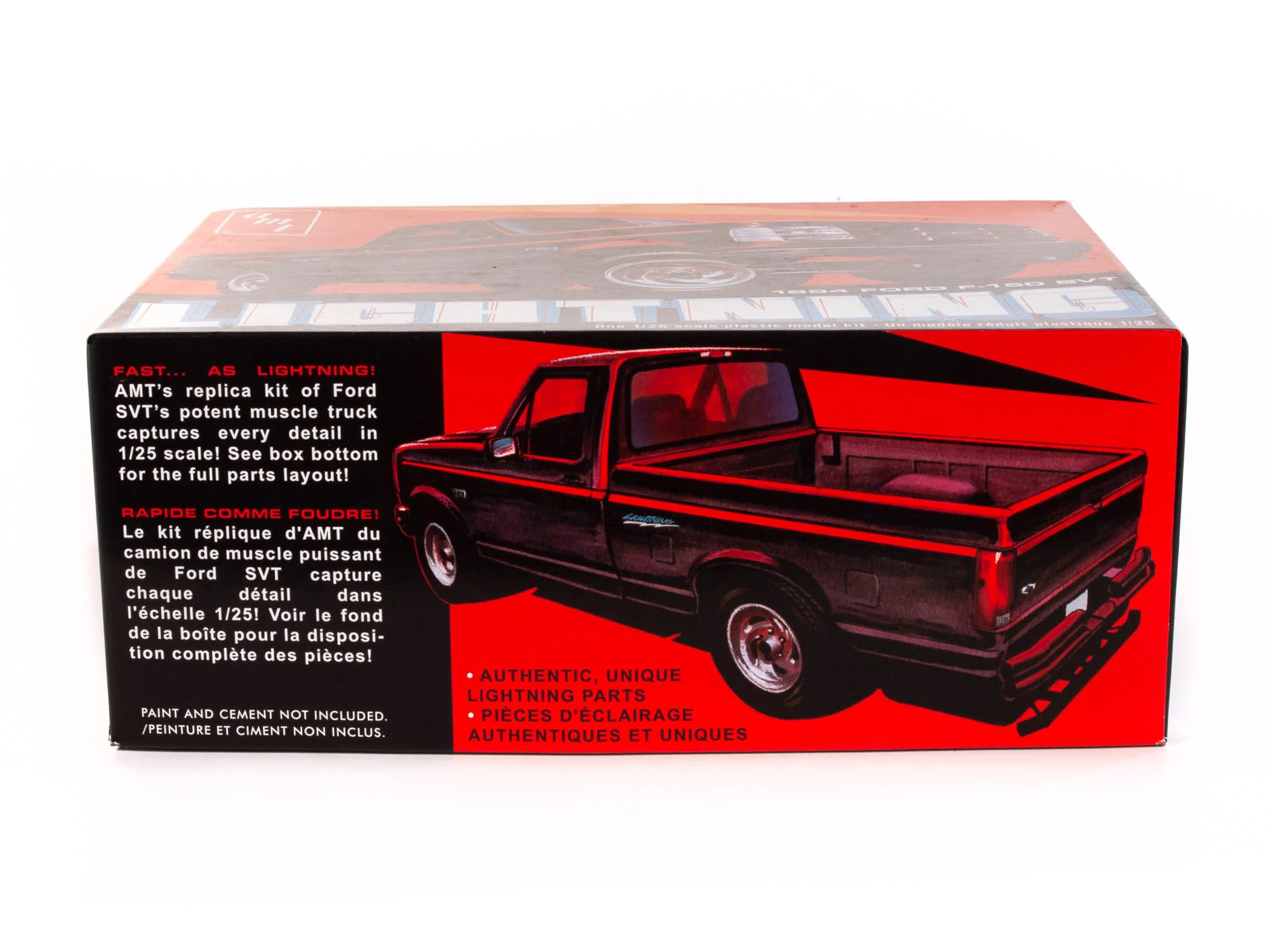 AMT 1994 Ford F-150 Lightning Pickup 1:25 Scale Model Kit - Image 2