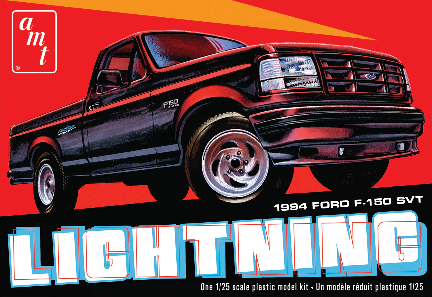 AMT 1994 Ford F-150 Lightning Pickup 1:25 Scale Model Kit - Image 5