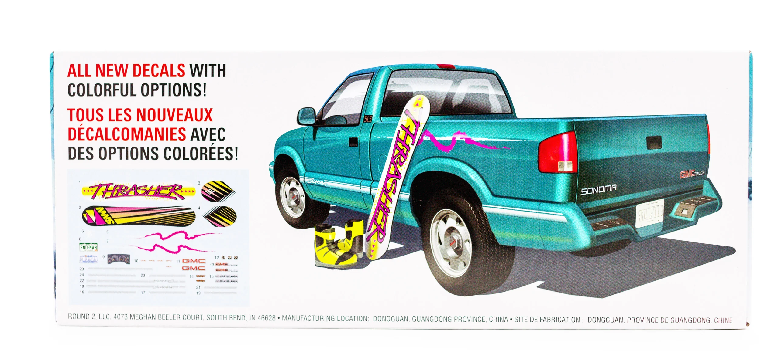 AMT 1995 GMC Sonoma Pickup 1:25 Scale Model Kit - Image 2