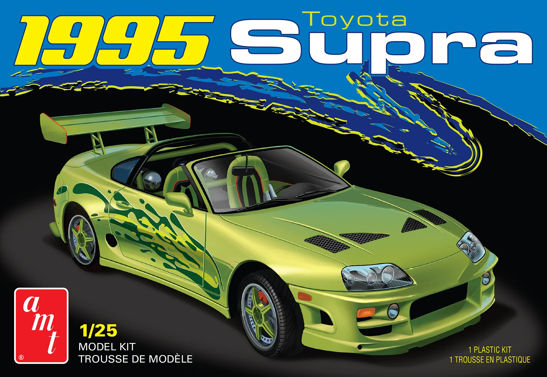 AMT 1995 Toyota Supra 1:25 Scale Model Kit - Image 5