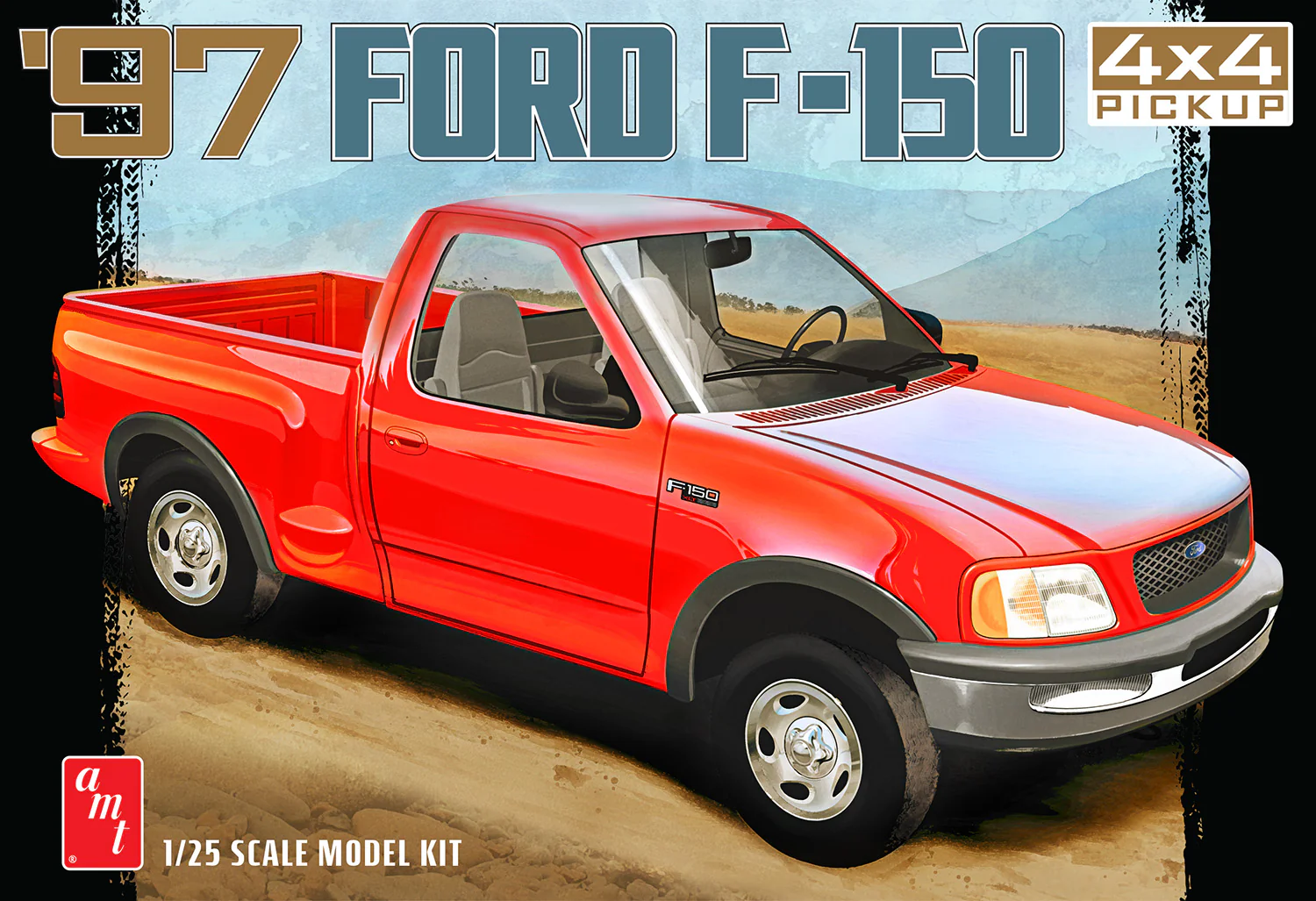 AMT 1997 Ford F-150 4x4 Pickup 1:25 Scale Model Kit - Image 7