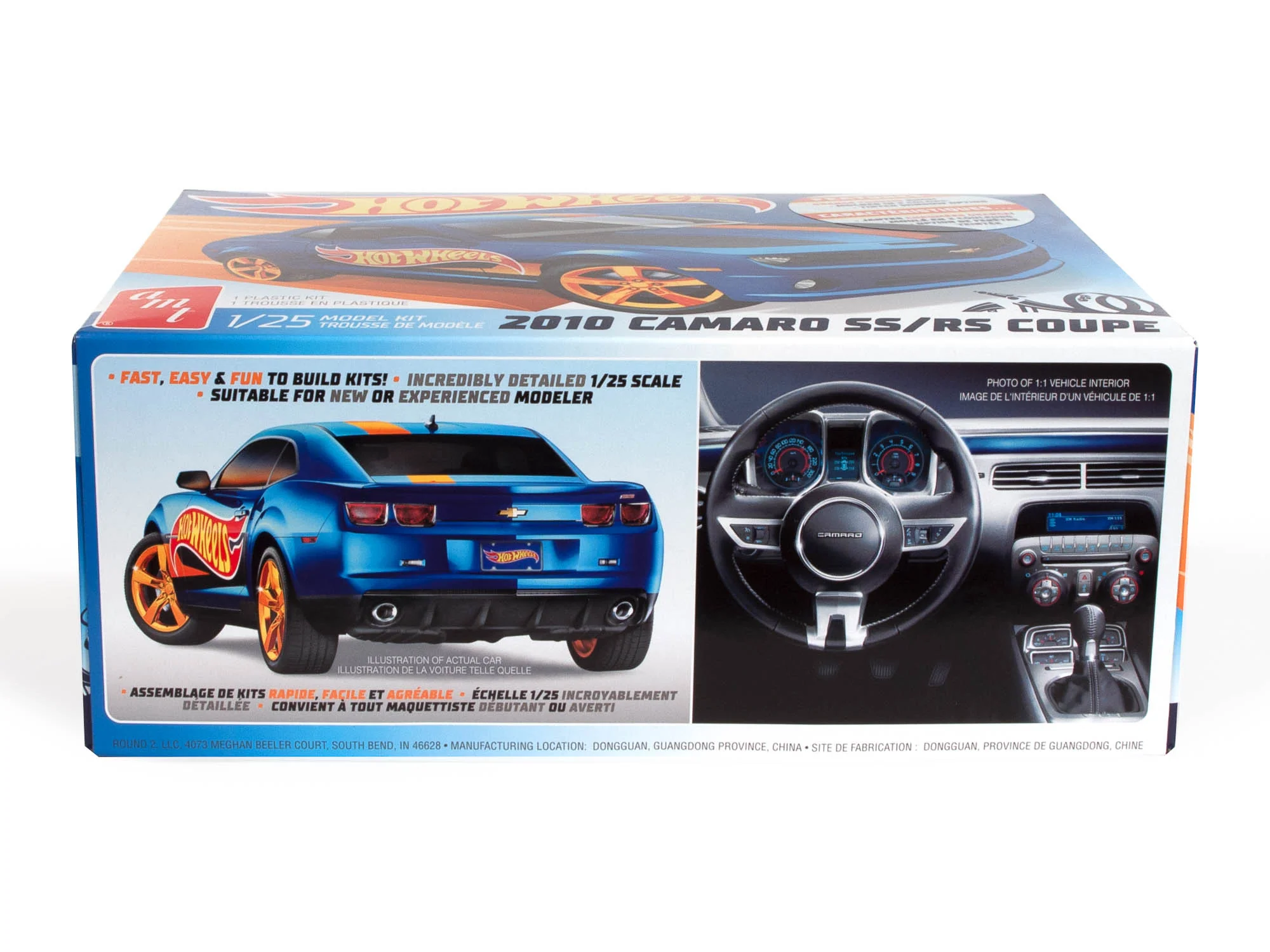 AMT 2010 Chevy Camaro Hot Wheels 1:25 Scale Model Kit - Image 3