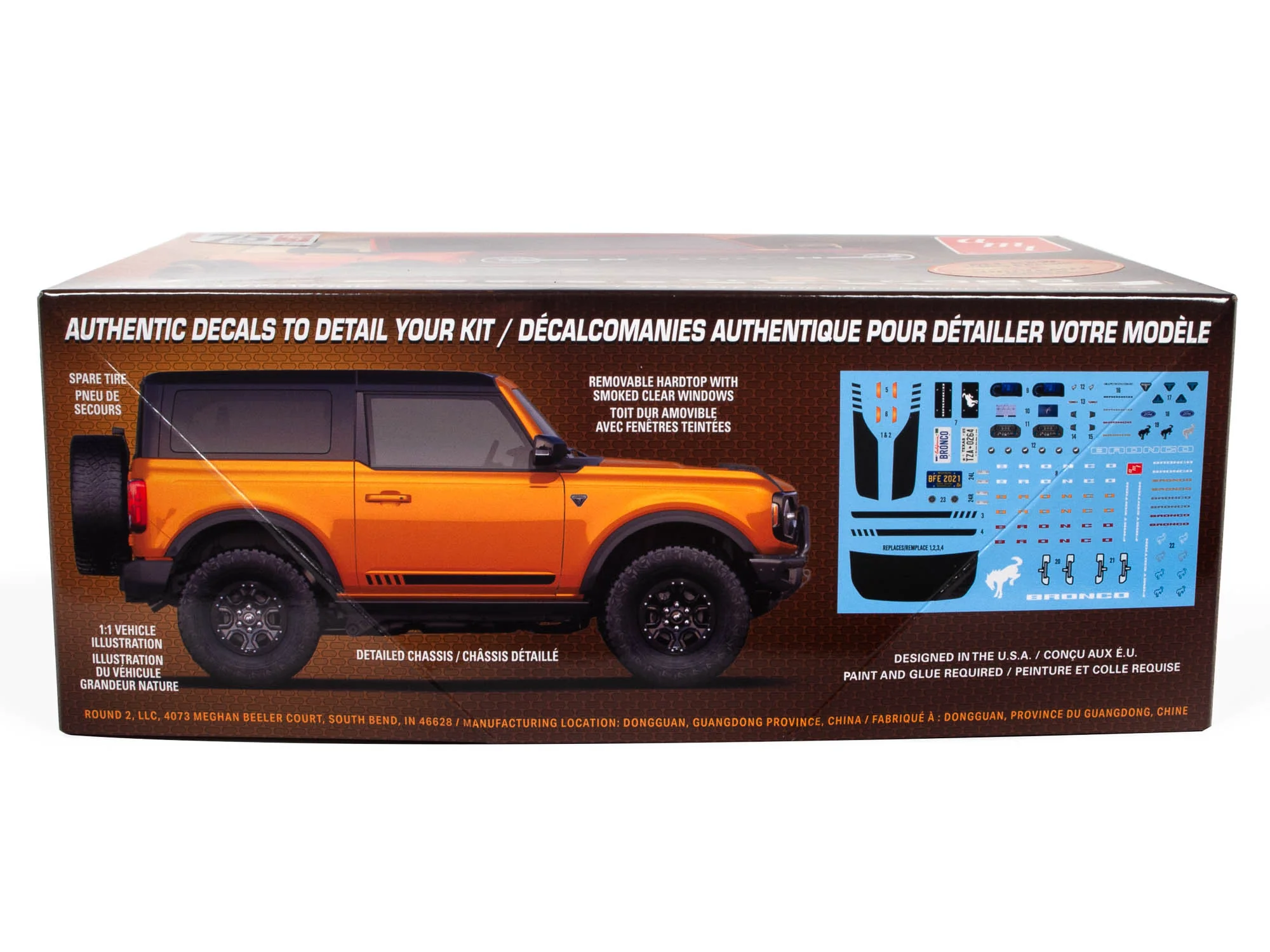 AMT 2021 Ford Bronco 1st Edition 1:25 Scale Model Kit - Image 3