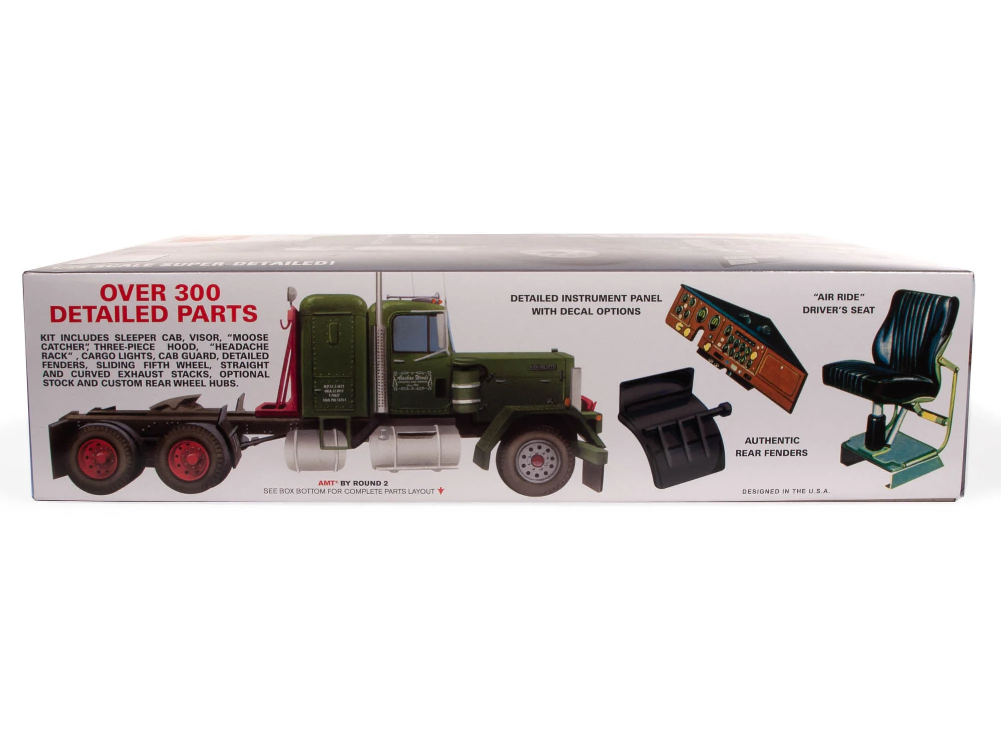 AMT Alaskan Hauler Kenworth Tractor 1:25 Scale Model Kit - Image 3