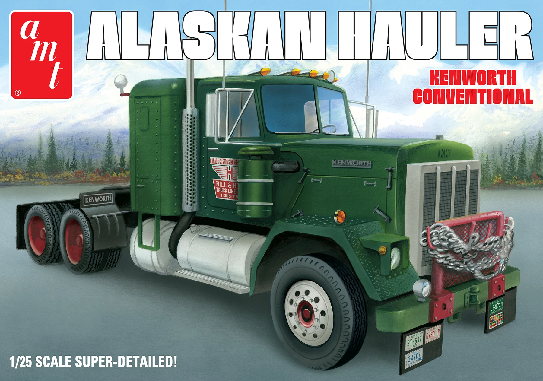 AMT Alaskan Hauler Kenworth Tractor 1:25 Scale Model Kit - Image 5
