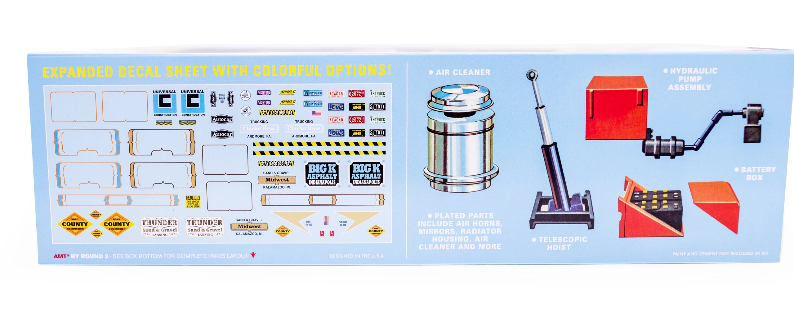 AMT Autocar Dump Truck 1:25 Scale Model Kit - Image 3