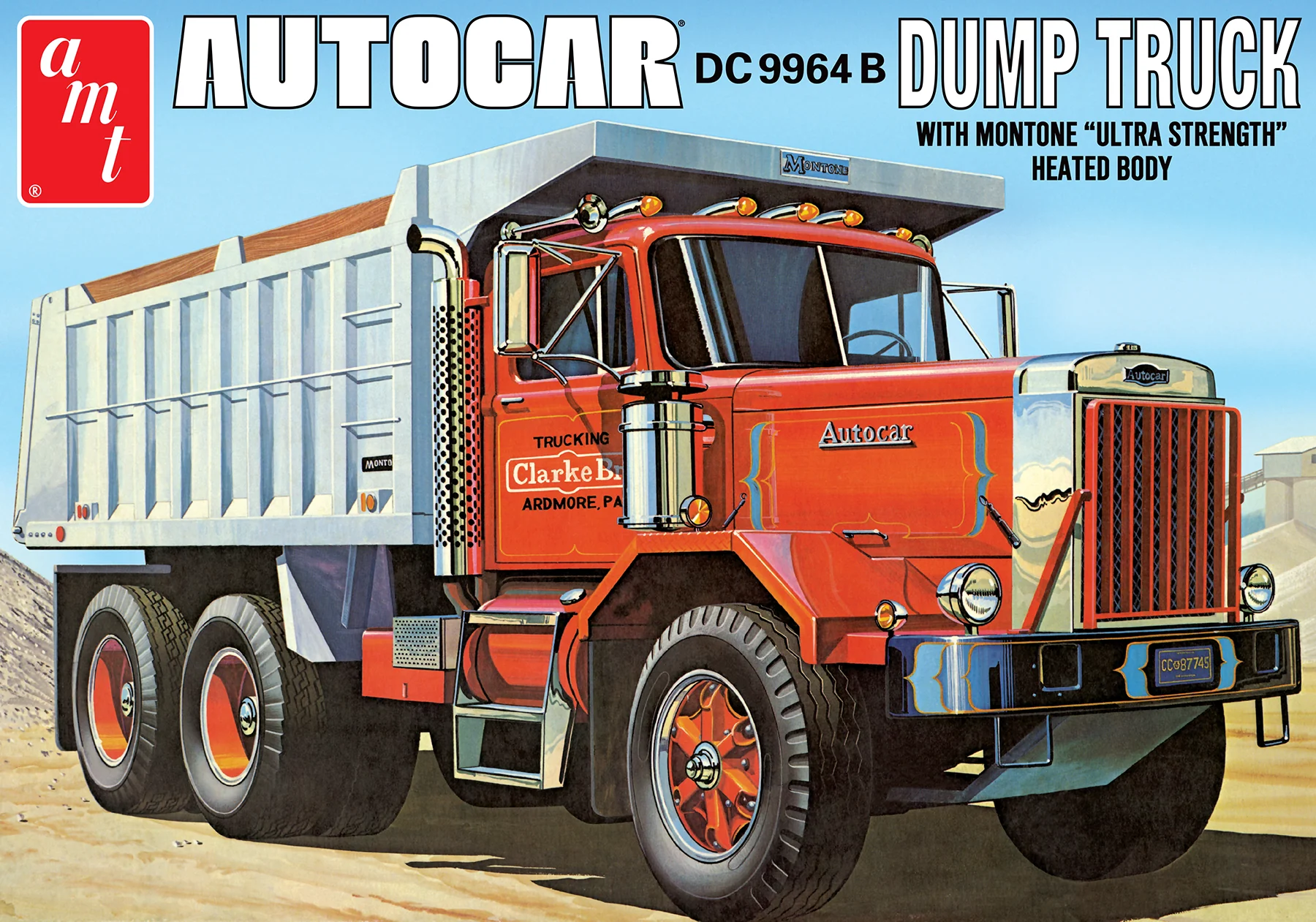 AMT Autocar Dump Truck 1:25 Scale Model Kit - Image 8