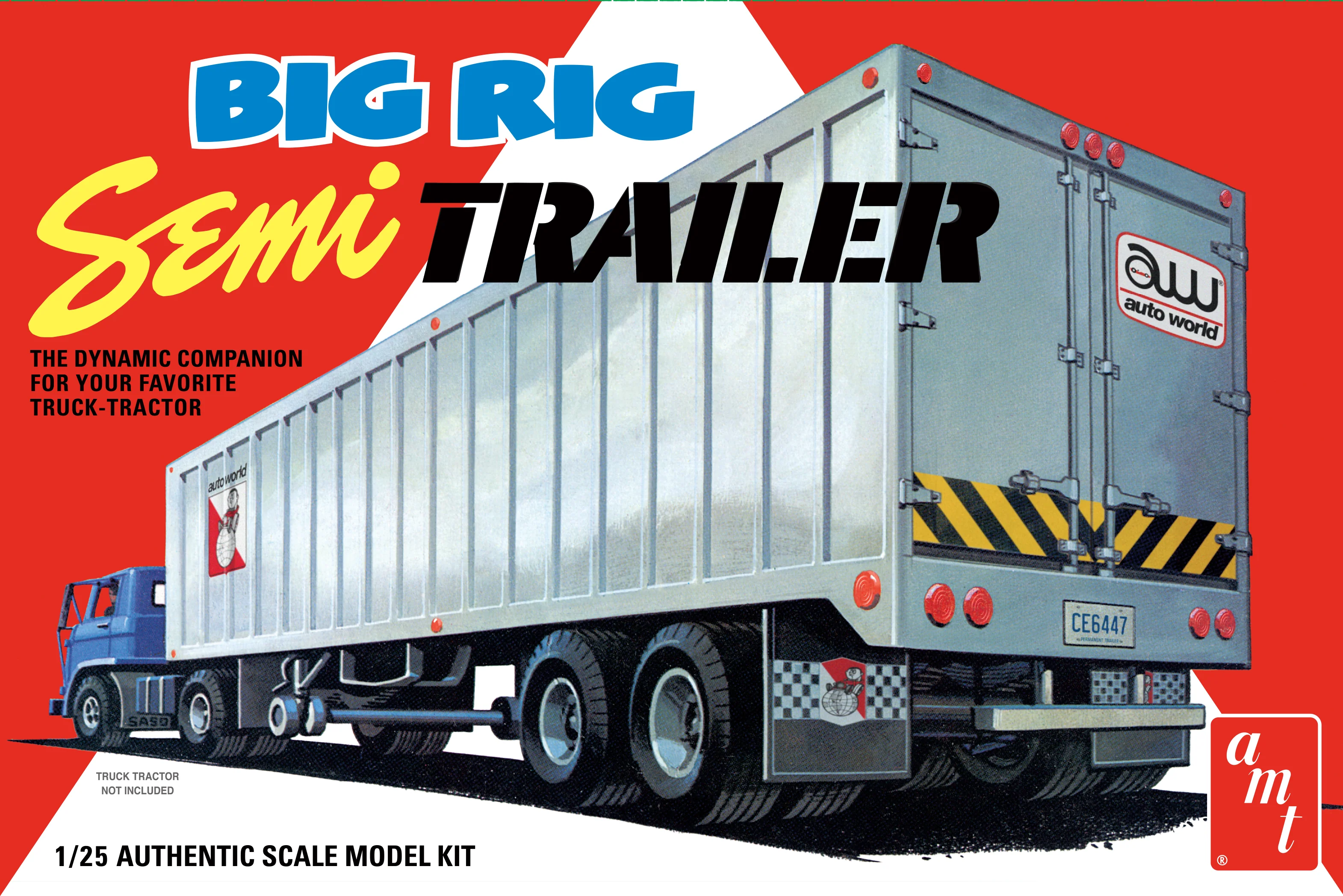AMT Big Rig Semi Trailer 1:25 Scale Model Kit - Image 6