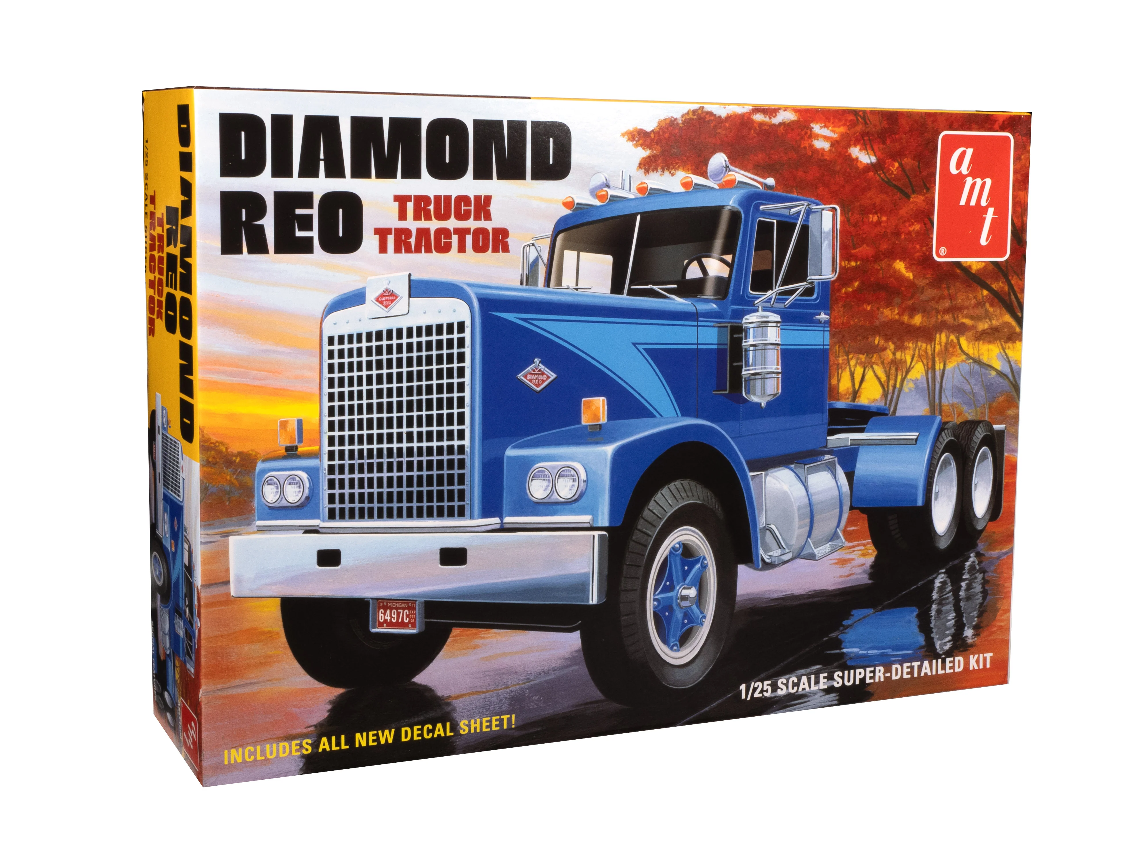 AMT Diamond Reo Truck Tractor 1:25 Scale Model Kit