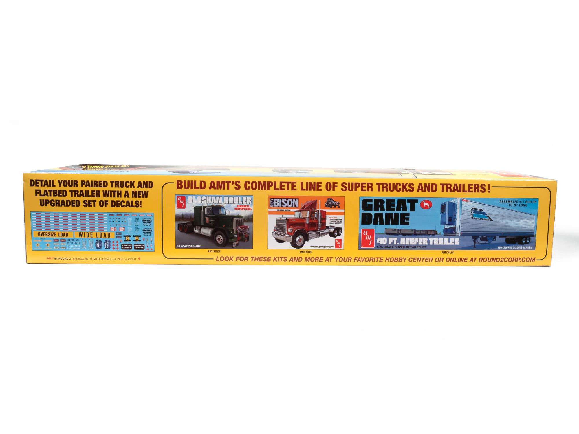 AMT Fruehauf Flatbed Trailer 1:25 Scale Model Kit - Image 2