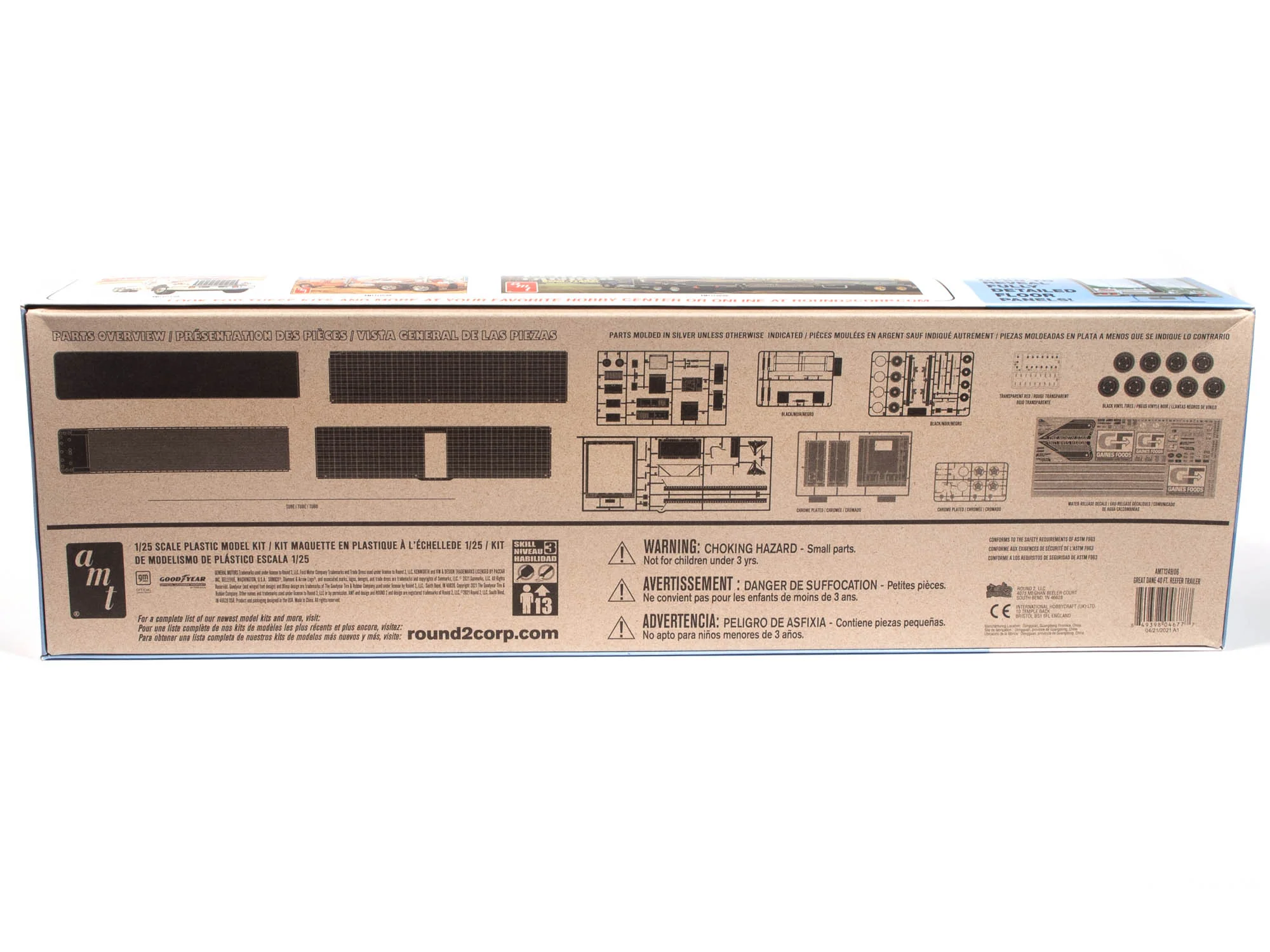 AMT Great Dane 40' Reefer Trailer 1:25 Scale Model Kit - Image 4