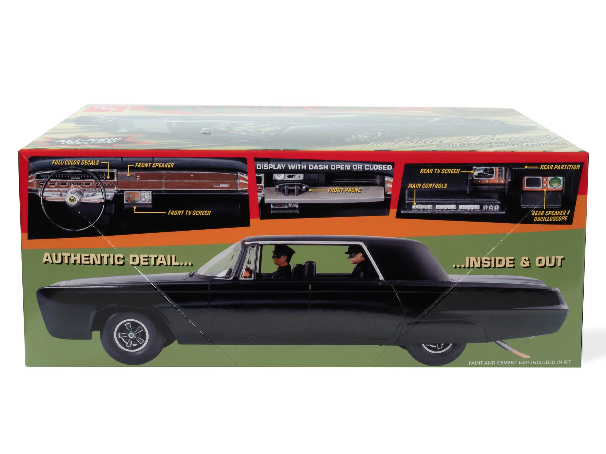 AMT Green Hornet Black Beauty 1:25 Scale Model Kit - Image 3