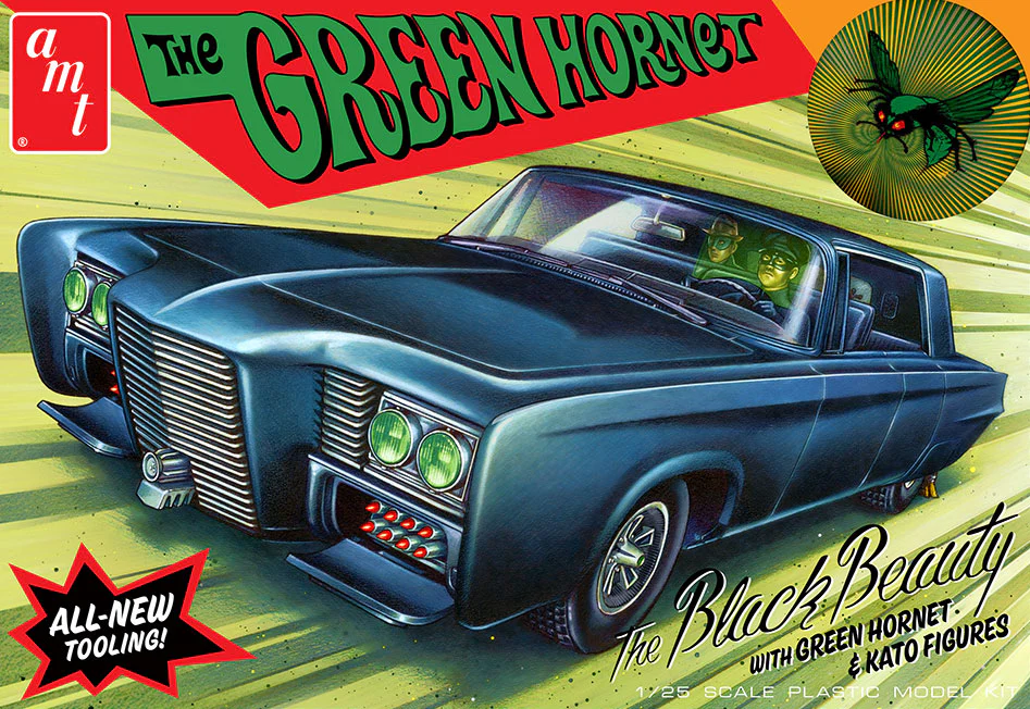 AMT Green Hornet Black Beauty 1:25 Scale Model Kit - Image 7